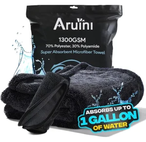 Certified 1200gsm Auto Cleaning 60*90cm Quick Dry Absorbent Easy to Use Microfiber Durable Twisted Loop Car Drying Towel