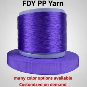 Certified FDY PP Yarn High Strength Raw Hand Knitting Offering Superior Breaking Load Industrial Safety Rope Lanyard OE Technics