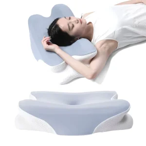 Cervical Memory Foam Pillows Contour Pillow for Shoulder Pain Ergonomic Orthopedic Bed Pillow for Sleep