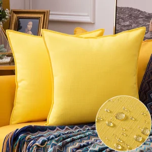 Chair Decorative Outdoor Throw Pillow Case Waterproof Cushion Cover for Home Garden Patio Furniture