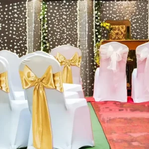 Chair Sash Bow Sashes for Wedding and Events Supplies Party Decoration Chair Cover Sash