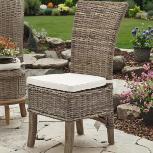 Chair Seat Cushion Linen Foam Filling Waterproof Outdoor Replacement Mattress Bench Cushion
