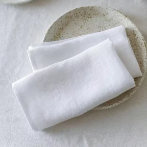 Cheesecloth Linen Wrinkled Napkins Soft Linen Decorative Cloth for Weddings Parties Everyday Use Napkins Accessories