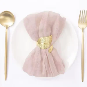Cheesecloth Napkins Dinner Napkins Table Napkins for Wedding Party Pink