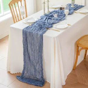 Cheesecloth Reusable Gauze Cheese Cloth Table Runner Decorative for Weddings Home Events Parties