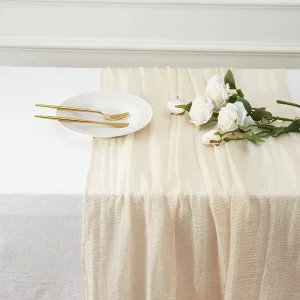 Cheesecloth Table Runner