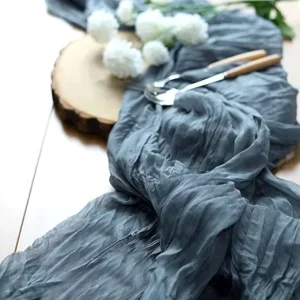 Cheesecloth Table Runner Rustic Table Runner for Wedding Home Party Decoration