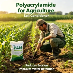 Chemical Auxiliary Agent Free Sample Polyacrylamide Soil Conditioner for Agriculture