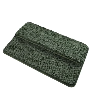 Chenille Bath Mat Ultra Soft Absorbent Microfiber Bathroom Rug