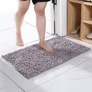 Chenille Bath Mat for RV Small Size Lightweight Bathroom Floor Rug
