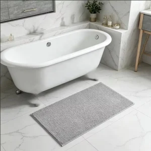 Chenille Bath Mat for Tub