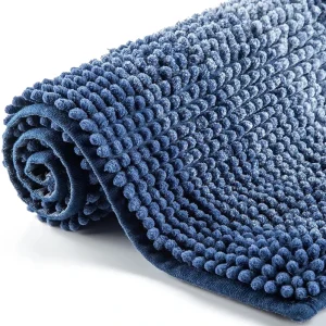 Chenille Bathroom Rugs & Mats Bath Mat for Bathroom Non Slip Soft Bath Rugs