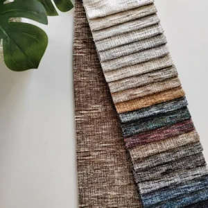 Chenille Fabric Dyed Abrasion Resistant Anti Pill Woven 390 GSM MH Brand Home Textile Sofa Cover Functional Fabric