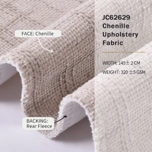 Chenille Jacquard Fabric Woven Europe Compression Sofa for Furniture Home Upholstery Textile JC62629
