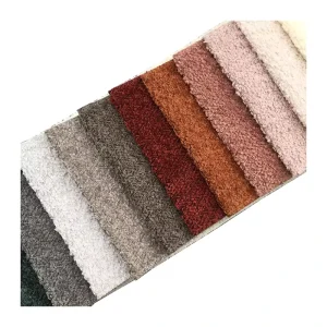 Chenille Loop 100% Polyester Fabric Anti-Pill Shrink-Resistant Customized Color Plain Dyed Mattress Curtain Accessories