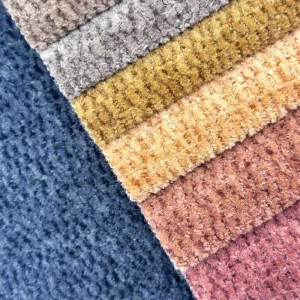 Chenille Sofa Upholstery Fabric for Sofa Textured Home Office Furniture Waterproof Anti static Plain