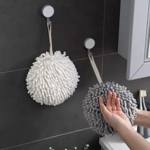 Chenille Sponge Wipe Handball Absorbent Cleaning Creative Kitchen Supplies Hanging Multifunctional Quick Dry Sports Towel