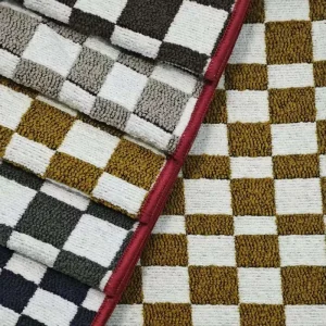 Chenille Twill Floral Fabric 100% Polyester Woven Flame Retardant Dyed Pattern Breathable for Pillow