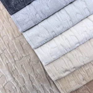 Chenille Woven Jacquard Fabric with Design Polyester Microfiber Fabric