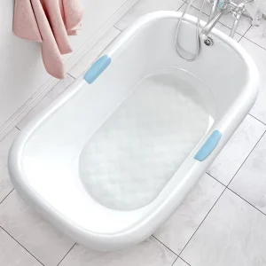 Children Non Slip Solid Pattern Eco Friendly Silicone Bath Mat Massage Function TUV Certified Modern Design for Shower Room Use