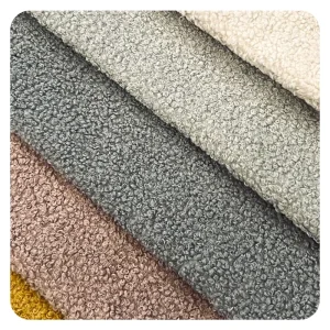 China 100% Polyester Upholstery Teddy Velvet Fabric Soft Knitted Waterproof for Home Furniture Car Decor Projects