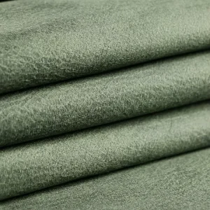 China 100% polyester embossed polyester faux suede fabric