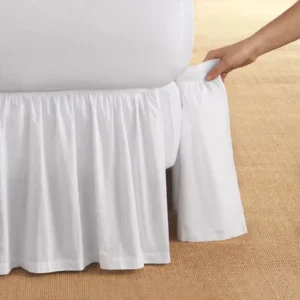 China Bulk Hotel Quilted Queen Bed Fitted Skirt