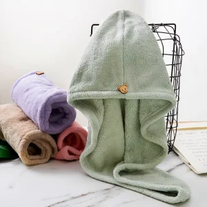 China Custom Logo Quick Dry Hair Drying Towel