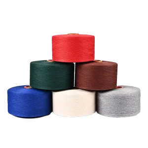 China Factory 60 40 Spun Cotton Polyester Yarn Recycled TC & CVC Yarn for Knitting and Weaving Socks & Gloves