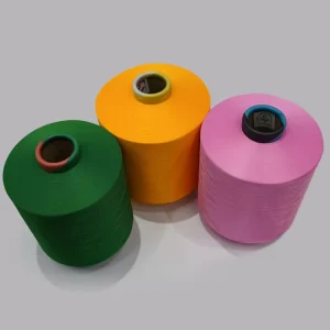 China Factory DTY Yarn Hot Selling 150D 300D DOPE DYED Polyester Yarn AA Grade 100% Polyester Filament Yarn Twist Yarn