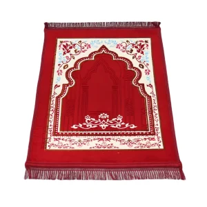 China Factory Direct Supply High Quality Muslim Prayer Mat Polyester Anti Slip Outdoor Use 70x110cm