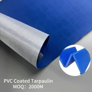 China Factory High Strength Durable Anti slip Waterproof Woven Plain 1000D Gym Mat PVC Coated Tarpaulin