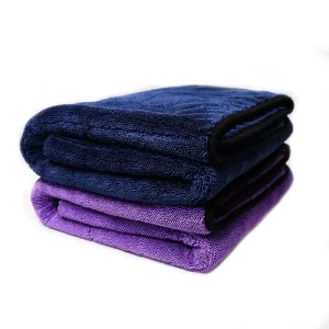 China Factory Microfiber Twist Loop Car Drying Towel Car Detailing Cloth Super Absorbent Cleaning Cloth with Custom Logo