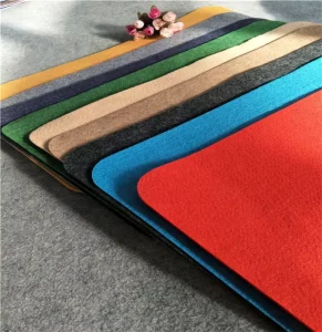 China Factory Non Woven Polyester Needle Punched Exhibition Carpets and Rugs for Wedding Floor Carpet Runner