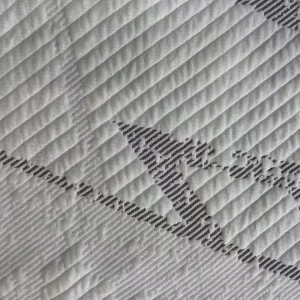 China Factory Organic Breathable Stretch Fabric Double Jacquard Knitted Medium Weight Mattress