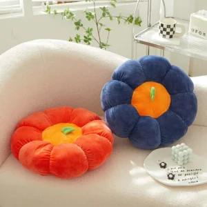 China Factory Pumpkin-shaped Floor Cushion Home Decorative Cushion for Office Chair Living Room