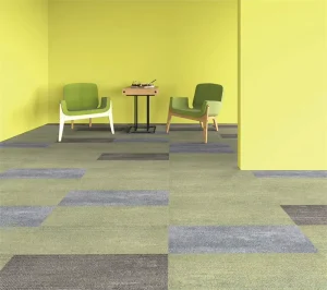China Factory Supply Modular Carpet Tiles 100% Solution Dyed Color System Luxury Carpet Tiles Nylon Carpet Tiles for Office