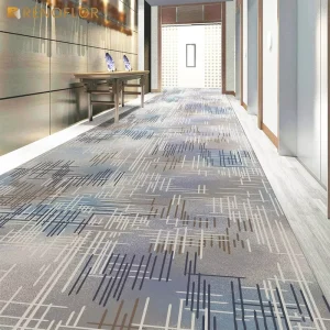 China Factory Supply New Design Customized Modern Abstract Machine Made Polyester Low Pile Anti Slip Wall Wall Carpet