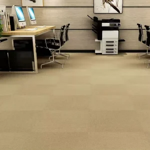 China Factory Supply Nylon Carpet Floor Tiles 50*50cm PVC Backing Fireproof Washable Cushioned Commercial Use Home Office