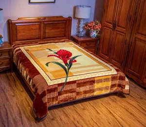 China Factory king Size 8 kg Raschel Blanket for Winter