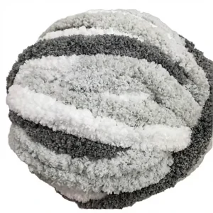 China Factory’s High Tenacity Recycled Yarn for Knitting Spun Dyed Texturized Jumbo Chenille Yarn Anti Bacteria Soft