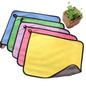 China High quality Woven Microfiber Coral Fleece Compressed Hypoallergenic Customizable Car Home Cleaning