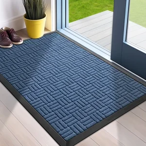China Made Welcome Door Anti Slip Mat Durable Compact Rubber Rugs Modern Low Price Outdoor Hotel Use Washable Features