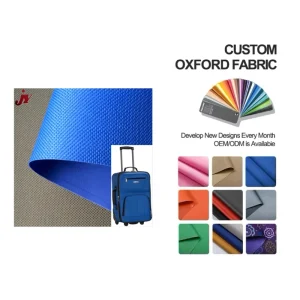China Manufacture 600d 100% Polyester Oxford Fabric Waterproof Material PVC Coated Fabric for Bag Tent Luggage