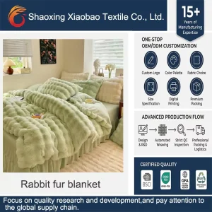 China Manufactured Bedding Set 4-Piece Winter Throw Blanket Pillowcase Hotel Use to Sleep