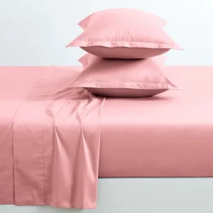 China Manufacturer 100% Cotton Solid Flat Fitted Sheet Set for Hotels Hand Stitched Flat Bed Sheet