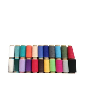 China Manufacturer 10S Recycled Polyester Cotton Dyed Yarn for Fabric