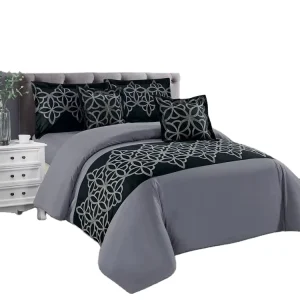 China Manufacturer 200TC King Size 100% Cotton Stripe Duvet Cover Flat Sheet Hotel Bedding Sheet Set
