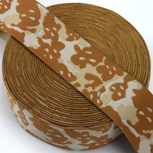China Manufacturer Custom Jacquard Nylon Elastic Band Sustainable Webbing for Sportswear