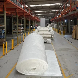 China Manufacturer Free Samples Heat Insulation 1600 Aluminum Silicate Ceramic Fiber Blanket